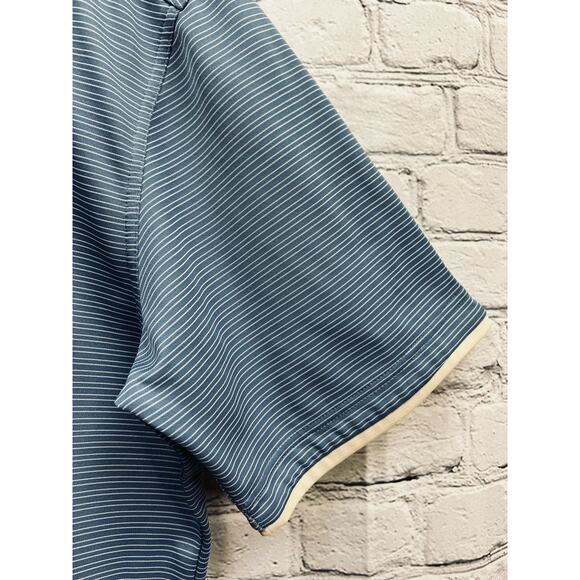 Callaway Golf Heather Micro Stripe Mens Polo Shirt Size XL 100% Polyester - Picture 7 of 11